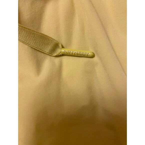 EUC BuffBunny high waisted lime neonish yellow green Tiki flo shorts sz: M - Picture 9 of 11